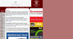 Desktop Screenshot of news.chadrad.com
