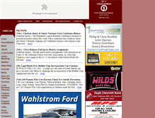 Tablet Screenshot of news.chadrad.com